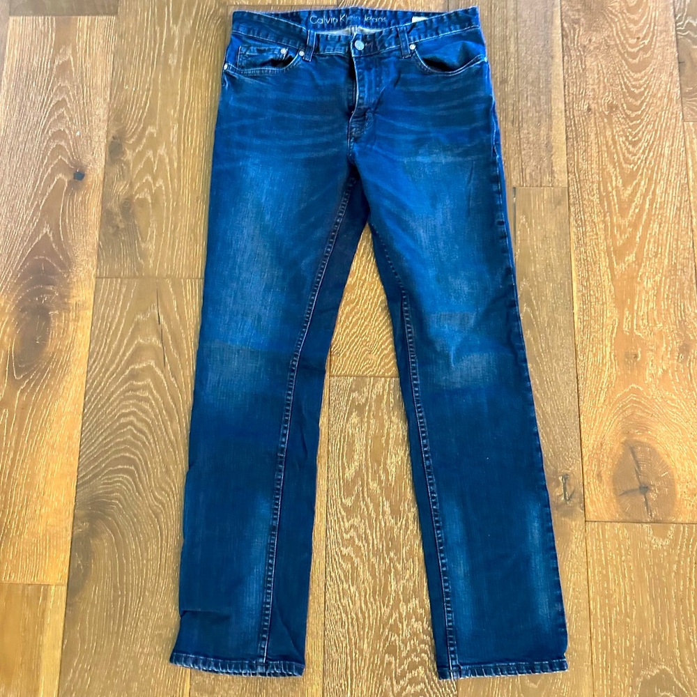 Calvin Klein jeans, slim straight fit, size 32 x 32